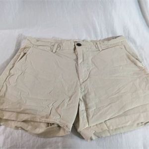 Good Threads - Woman's Stone Colored Chino Style Low Rise Shorts